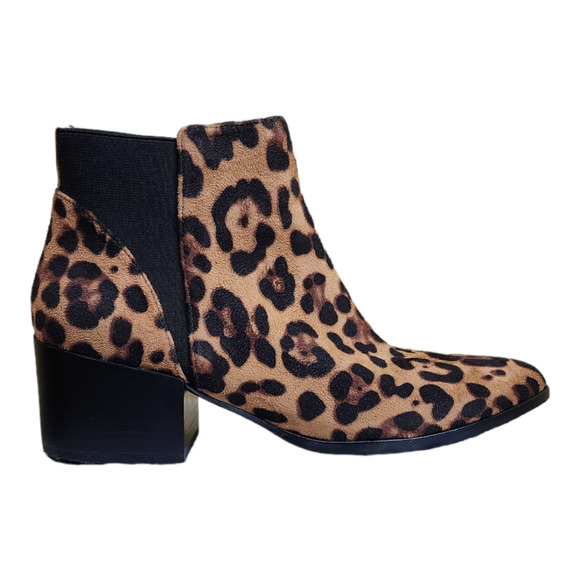 Chinese Laundry Finn Leopard Print Ankle Bootie Size 6.5 - Picture 2 of 11